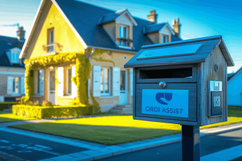 Quartier calme de Dives-sur-Mer où ORDI ASSIST intervient pour dépanner une clé USB non reconnue à domicile.