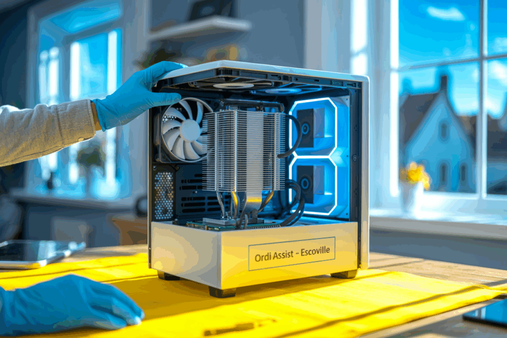 Formation informatique PC à domicile à Escoville : ORDI ASSIST vous apprend à installer un refroidissement PC efficace, en toute sécurité, chez vous.