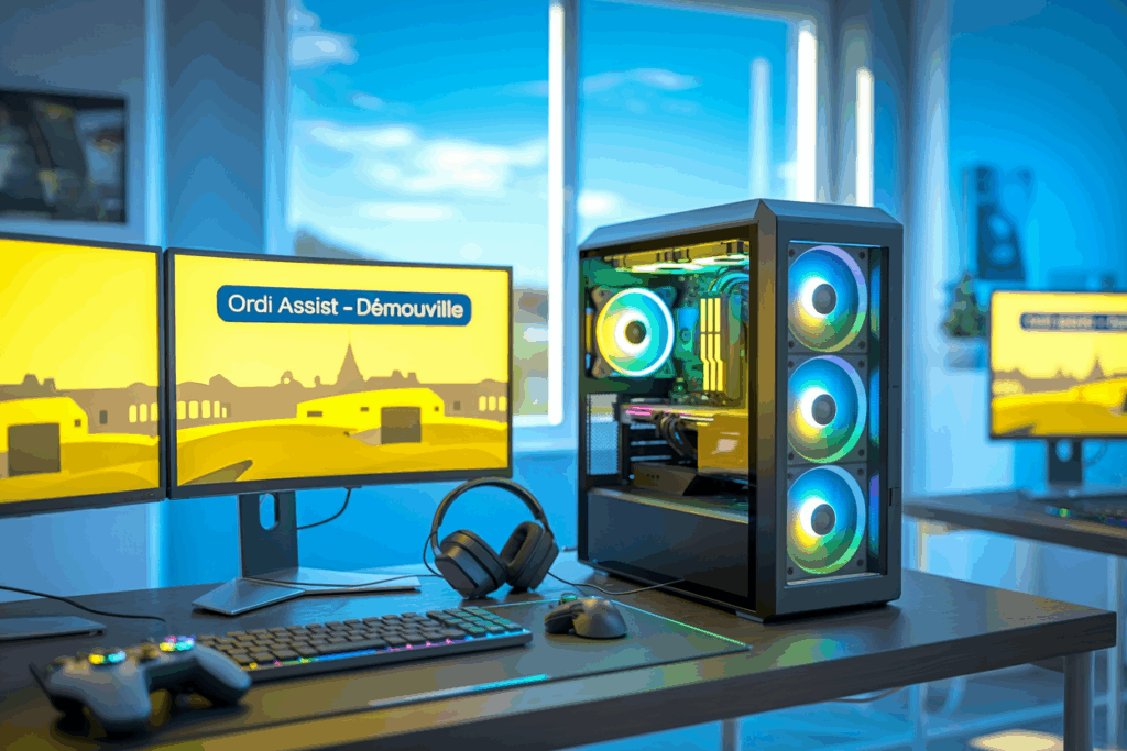 Besoin d’aide à Démouville pour choisir les composants d’un PC gamer ? ORDI ASSIST vous conseille et intervient à domicile pour un montage sur mesure.